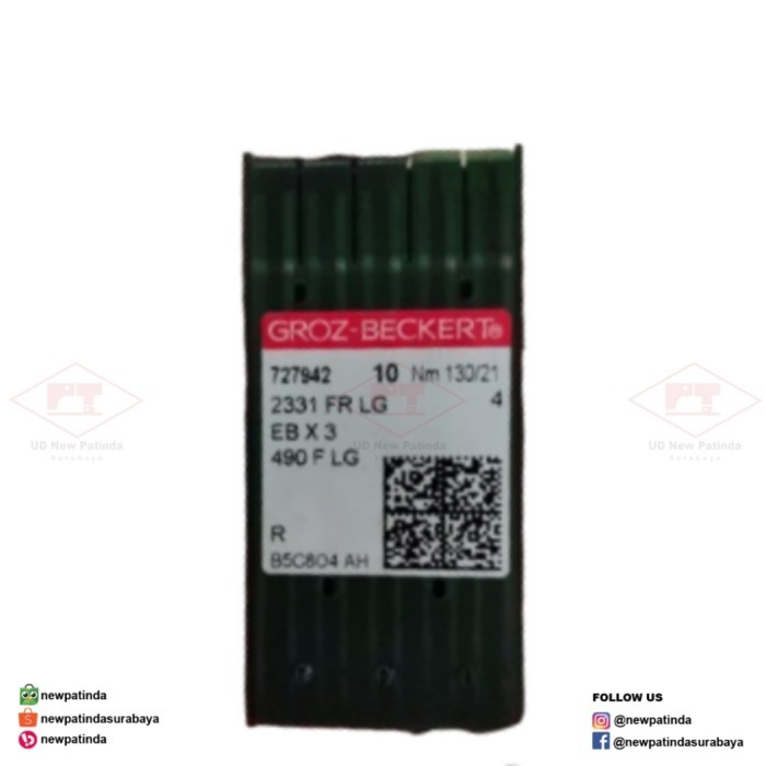 

~^~^~^] Jarum 2331 FR LG Size 21 Groz Beckert