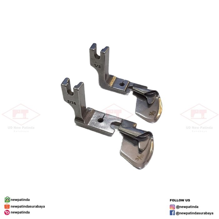 

#####] H5017 Presser Foot Hemming Chiffon Sepatu Mesin Jahit High Speed