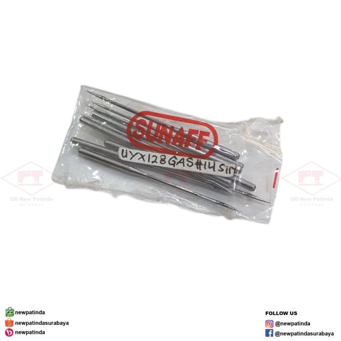 

*****] UY X 128 GAS SINGER jarum mesin jahit overdeck / interlock