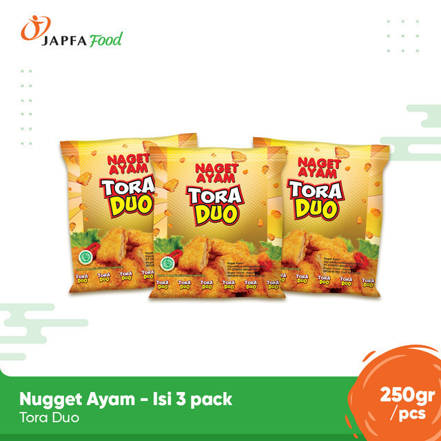 

Tora Duo Nugget Ayam 250gr - Isi 3 pack