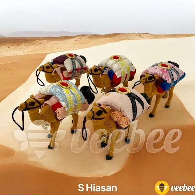 @#@#@#] Patung Unta Ramadhan | Dekorasi Lebaran | Hiasan Bludru Elegan