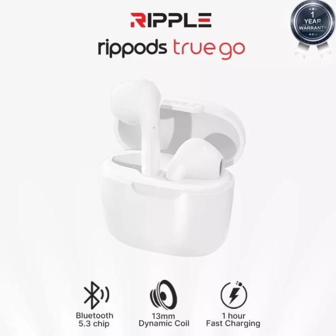 Headset Bluetooth RIPPLE | TWS Rippods True Go Wireless Earphone Terlaris