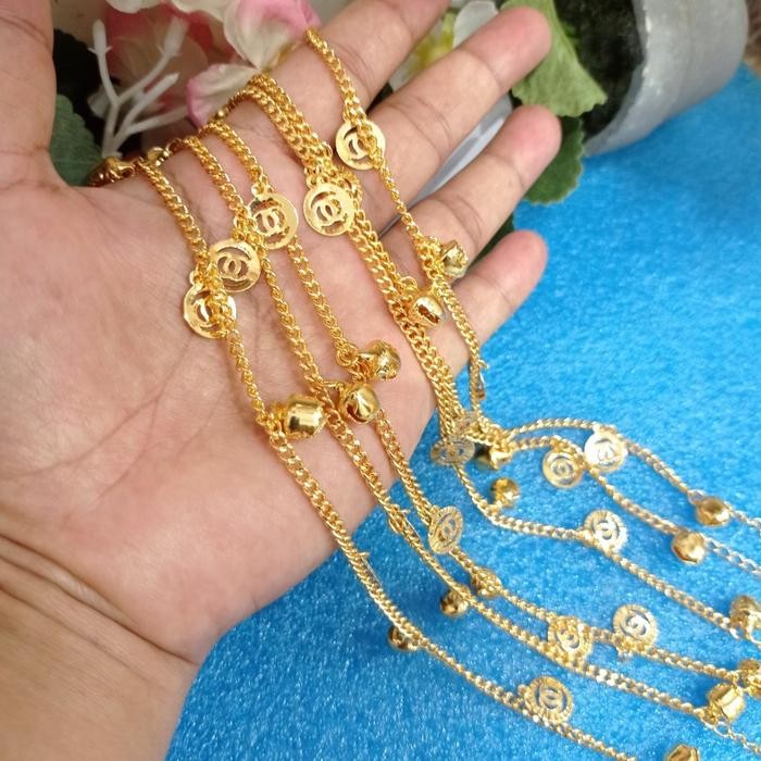 Paket Usaha Grosir 12Pcs/Murah Gelang Rantai Campur Motif Perhiasan Wanita Aksesoris Aksesoris