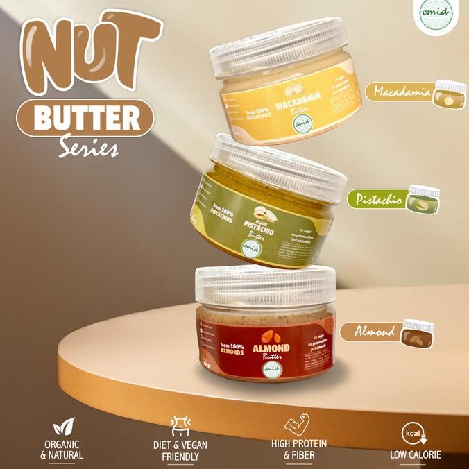 

PISTACHIO BUTTER (SELAI KACANG PISTACHIO KEMASAN TOPLES KACA) 250GR
