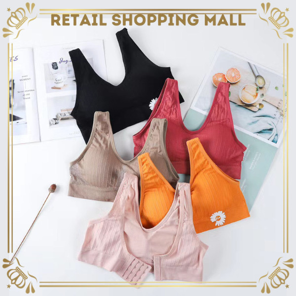 Rsm Bra Wanita 6818 Motif Daisy Bh Wanita Seamless Tanpa Kawat