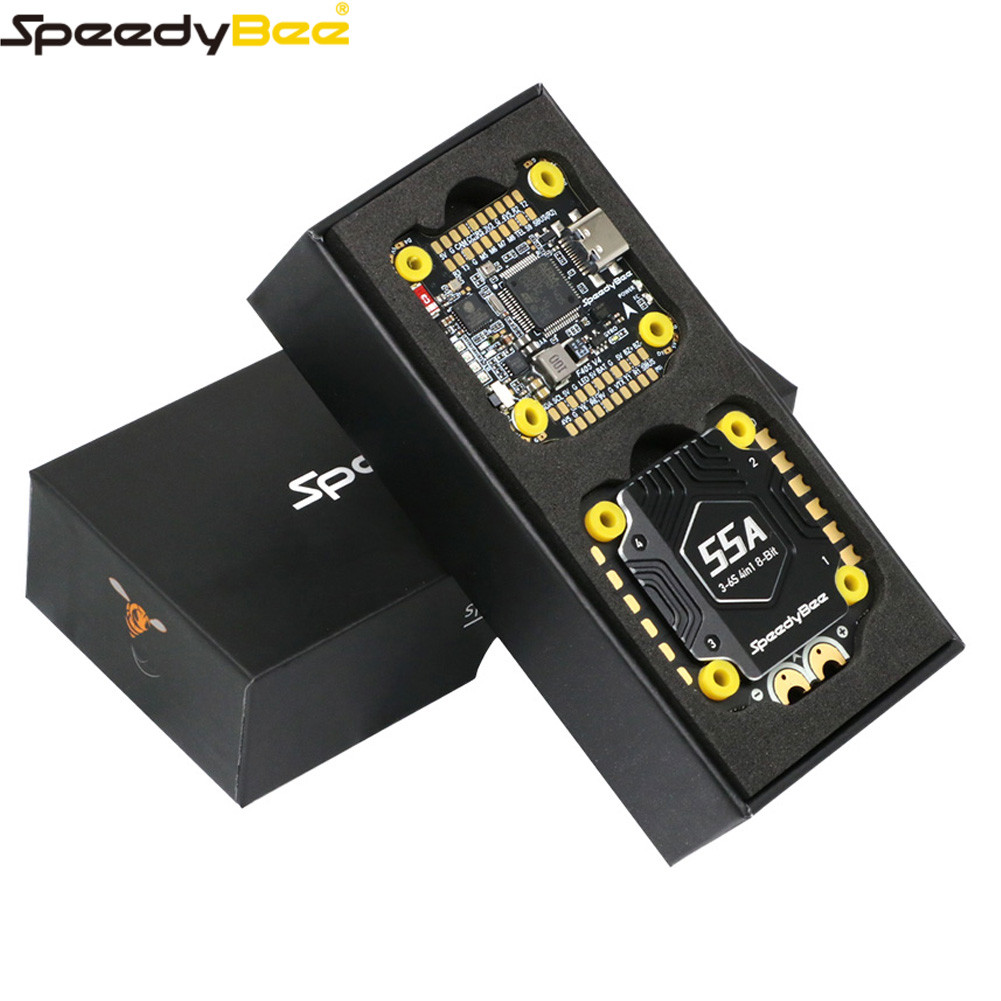 AQS Speedybee F405 V4 Stack BLS 55A 4-in-1 ESC&FC 30x30 RC iNAV Betaflight Configure Bluetooth 3-6S 