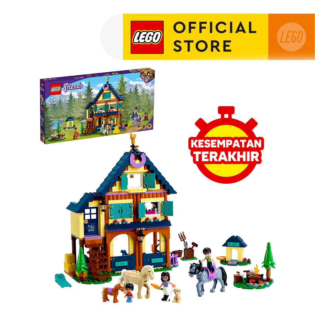 LEGO Friends 41683 Forest Horseback Riding Center (511 Pieces) Mainan Bangunan Mainan Anak Mainan