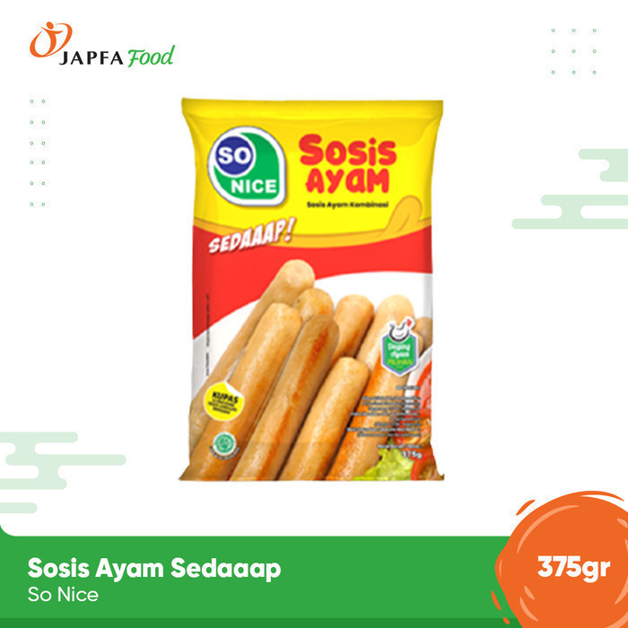 

So Nice Sosis Ayam Sedaaap 375gr