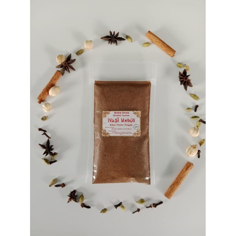 

Bumbu Nasi Kebuli Instant 500gr / Instant Kebuli Seasoning 500gr