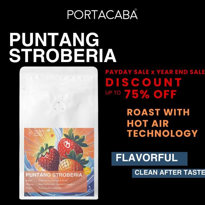 

Kopi Pangalengan Mix Arabika Portacaba Stroberia 200Gr