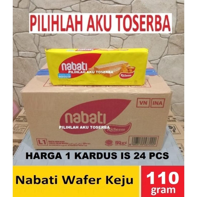 

Richeese Nabati Wafer Keju 110 gr - ( HARGA 1 DUS ISI 24 pcs )