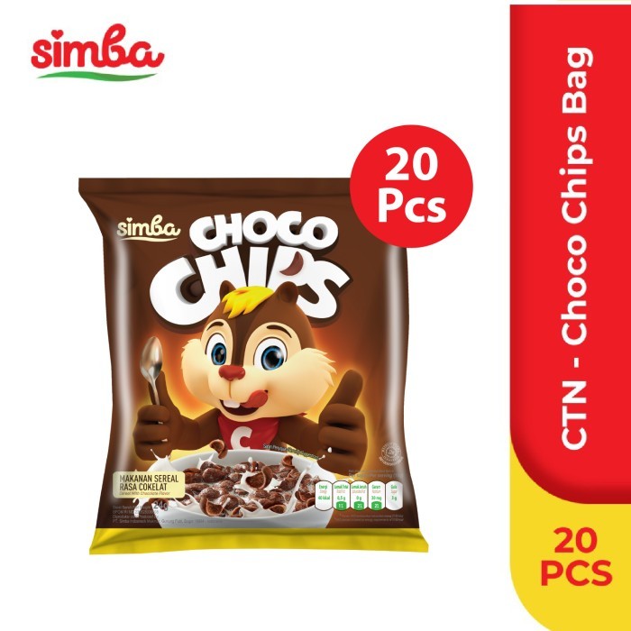 

BIG SALE Choco Chips Cereal SIMBA Bag 6 gr x 20 pcs