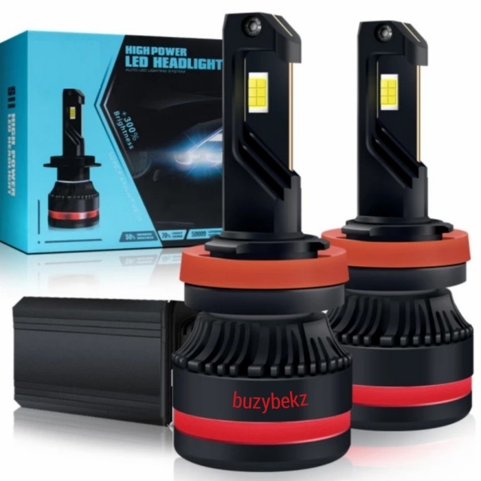 

STOK TERBATAS LAMPU LED MOBIL H4 H11 9005 HB3 H1 UPGRADED CHIPS WITH FAN