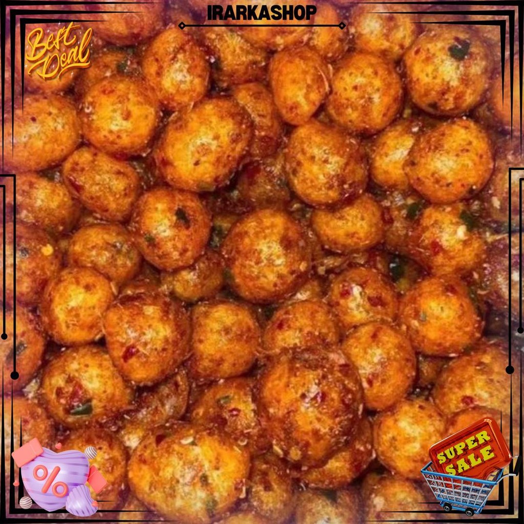 

1Kg Cimol Kering Pedas Daun Jeruk Termurah/Terlaris Bisa Cod D Gratis Ongkir