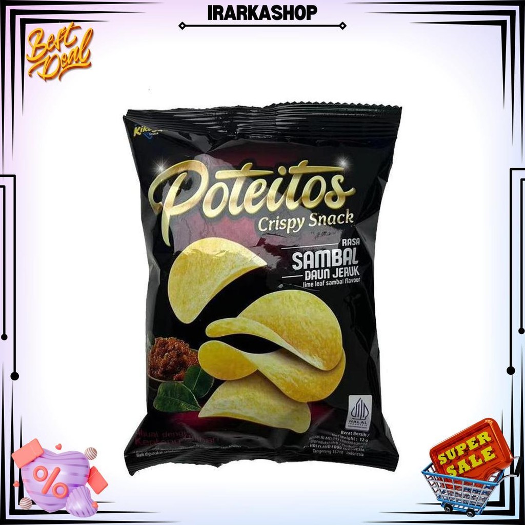 

Kerupuk Kentang Poteitos Isi 30 Pcs Varian Rasa Barbekiu Rumput Laut Sambal Daun Jeruk Ayam Bakar Orleans Cemilan Viral Set Kado Keripik Kentang Food Snacks Pedas D Gratis Ongkir