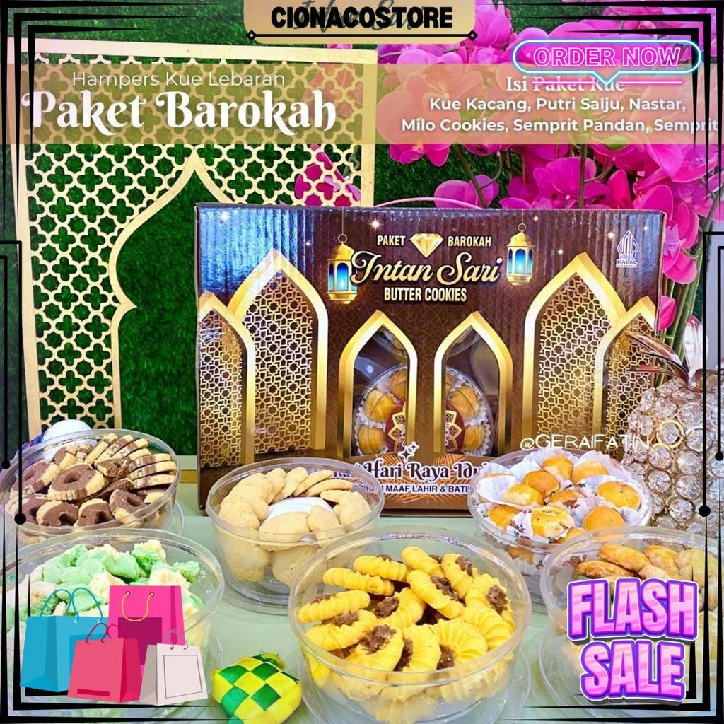 

Paket Kue Kering Intan Sari Paket Barokah Isi 6 Toples Kue Lebaran Dibuat Tahun 2025 Ramadhan Sale