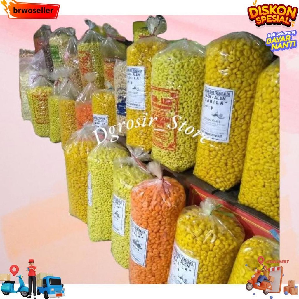 

Alen Alen/Aneka Snack Jajanan Khas Trenggalek [ 1 Kg ] D Promo Puncak
