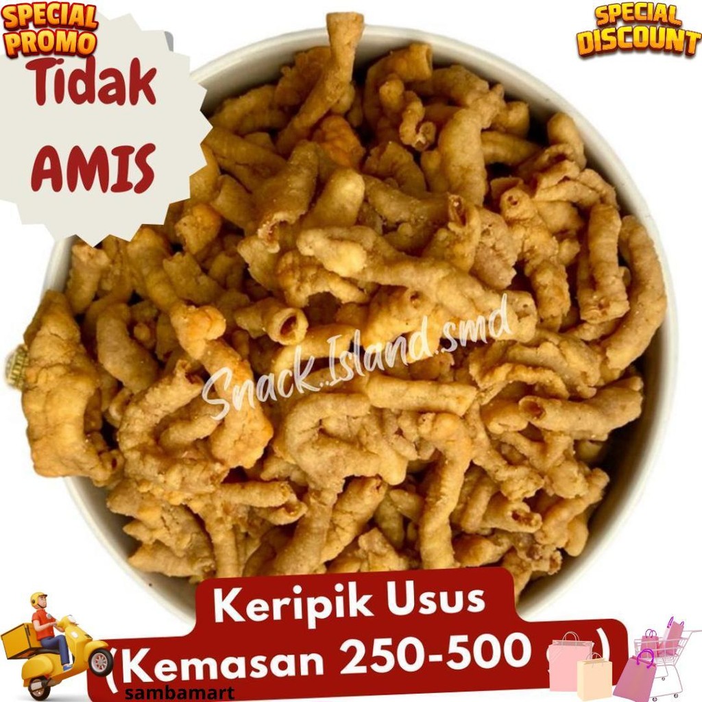 

Snack Cemilan Kalimantan Keripik Kripik Usus Pedas Daun Jeruk Original Samarinda 250 Gr 500 Gr D Cod