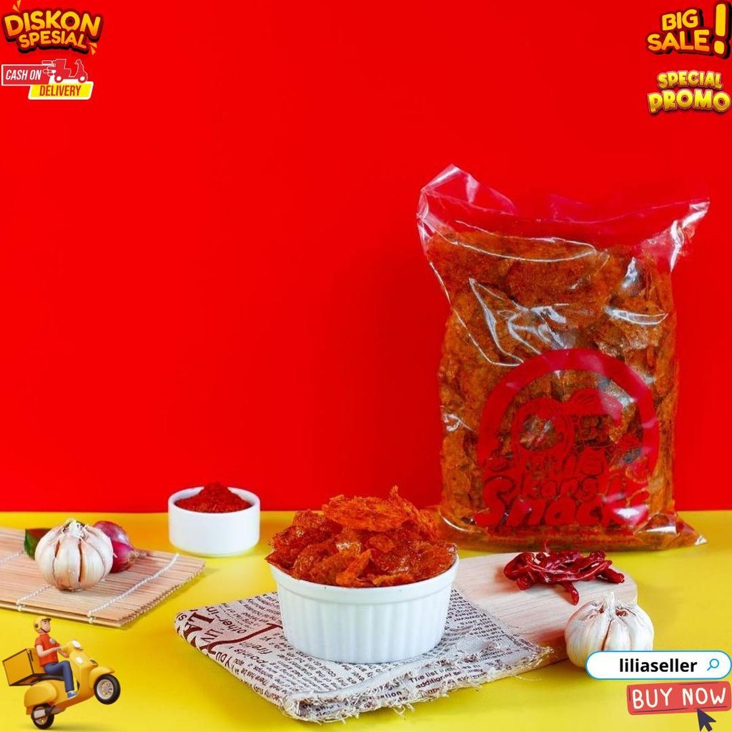 

Kangsnacks Keripik Kaca Pedas & Original Daun Jeruk 100Gr-1Kg Cemilan Kripik Kaca Makanan Kripca Jajanan Pedas D Terlaris