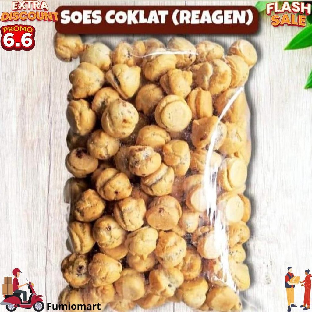 

(Promo) Soes Coklat Spesial | Cemilan Murah Berat 500 D Cod