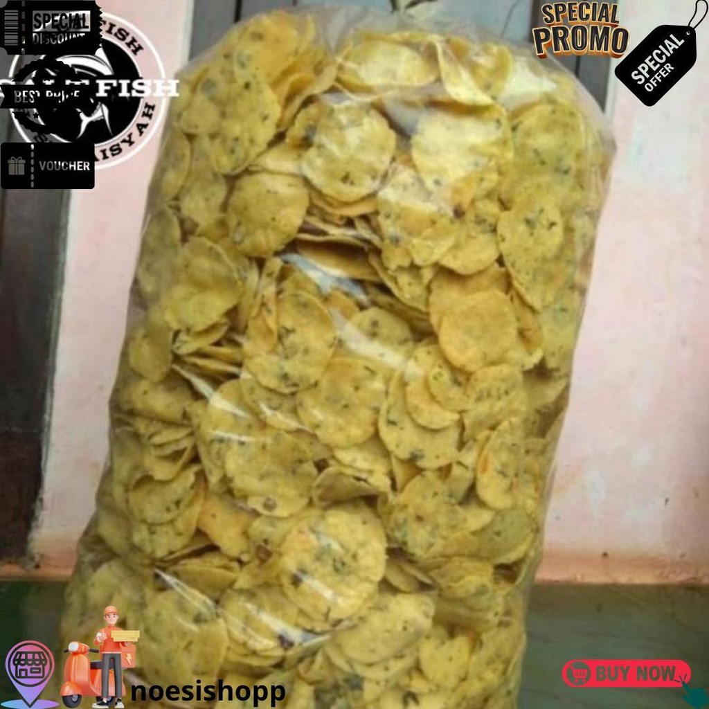 

Comring Rasa Daun Bawang Khas Ciamis ; 1Kg Best Seler D Sale