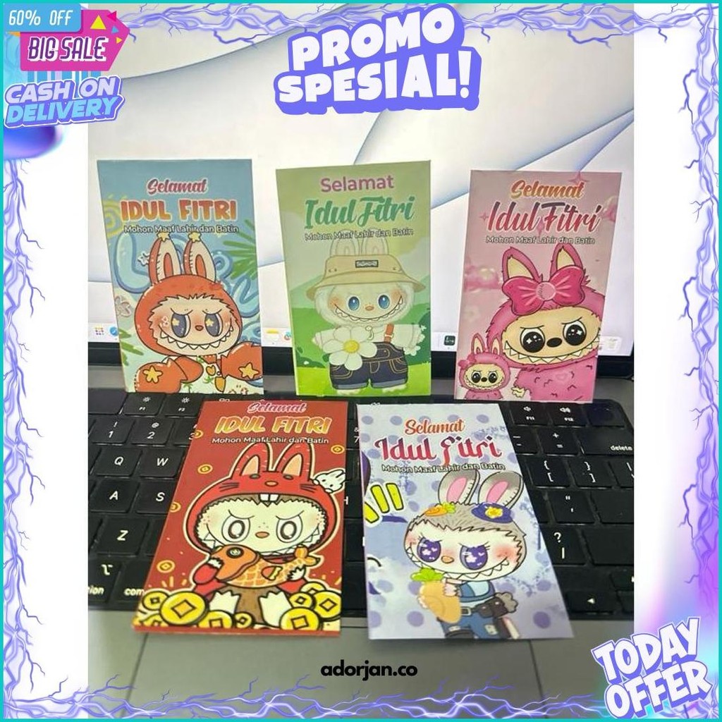 

100Lembar Amplop Lebaran Unik Angpao 11Cm 7Cm Amplop Lebaran Idul Fitri Murah