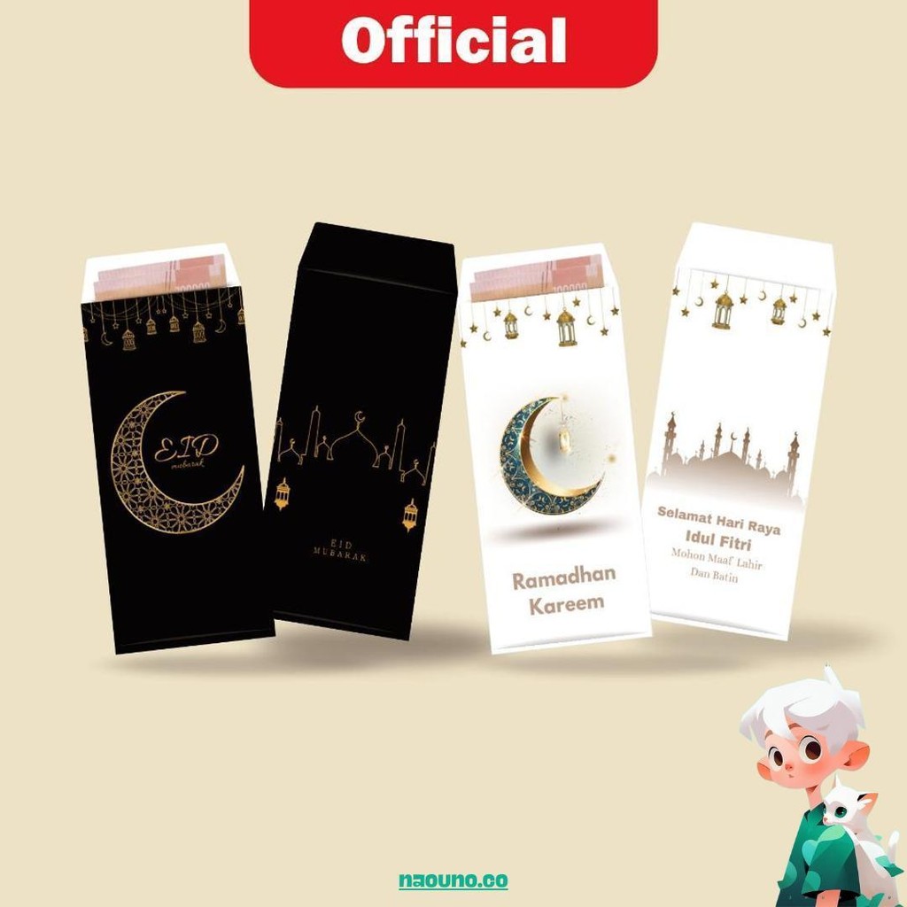 

Amplop Uang Lebaran Panjang Isi 30 Pcs - Desain Eksklusif, Cocok Untuk Thr Sale