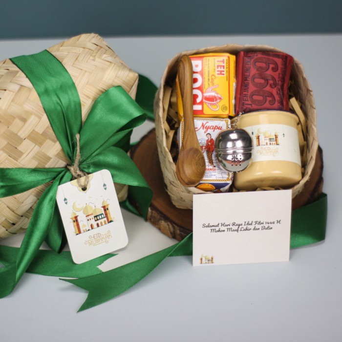 

New! Hampers Parcel Lebaran Idul Fitri Gift Kado Unik Teh Jadul - Kecil Lebaran