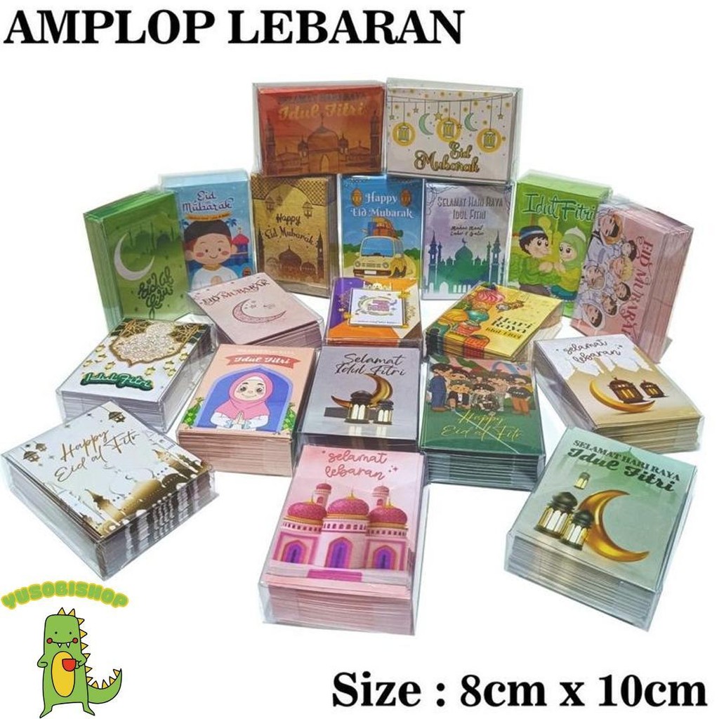 

Amplop Lebaran Hari Raya Idul Fitri 2025 Isi 50 Pcs Lembar Motif Lucu Kilat