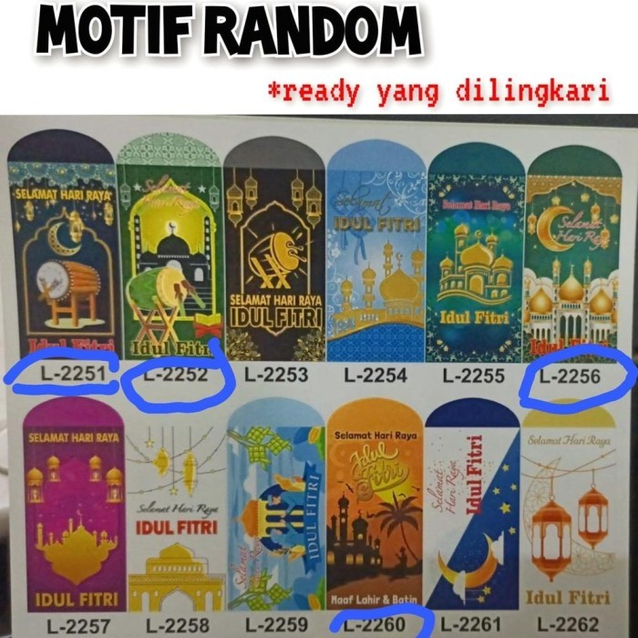 

New! TERLARIS 100Pcs dan 50Pcs Amplop Idul Fitri Karakter Ukuran Besar L 8X15Cm Amplop Ampau Lebaran Grosir 1 Pak Isi 100 dan 50 Lembar READY - random L Lebaran