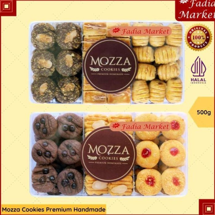 

New! Mozza Cookies Kue Kering Snack Toples Natal Ramadan Lebaran Idul Fitri 500g - #1 Lebaran