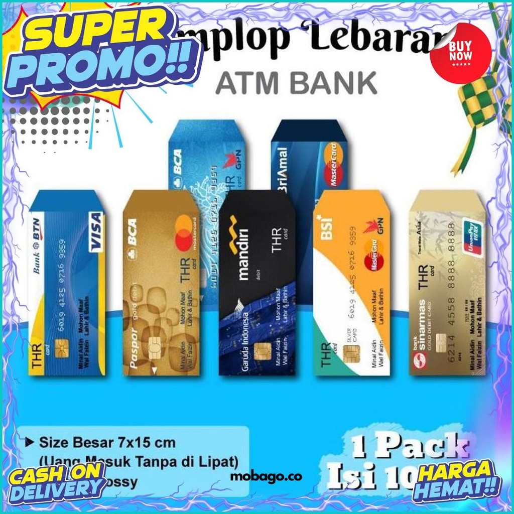 

Amplop Lebaran Atm Unik Idul Fitri & Idul Adha 1446 Hijriah Promo