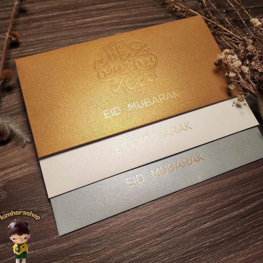 

Amplop Uang Idul Fitri Horizontal Besar 9.5X18.5Cm/ Angpao Eid Mubarak Fancy/ Angpau Lebaran (Isi 10 Pcs) Murah