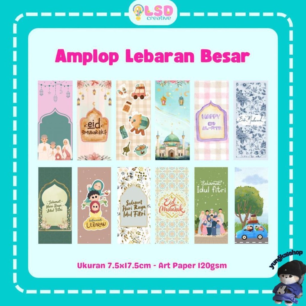 

Amplop Lebaran Besar - Desain Baru Ukuran Lebih Besar Kilat