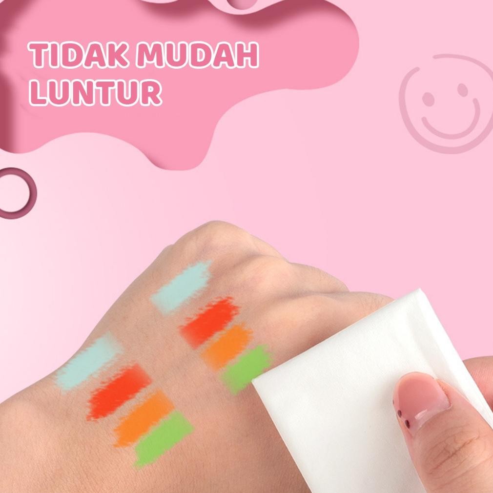 

DWL-49 Aimilo Spidol Warna Warni 1 Set Hexagonal Watercolor Marker Pen 12/24 Warna Hemat