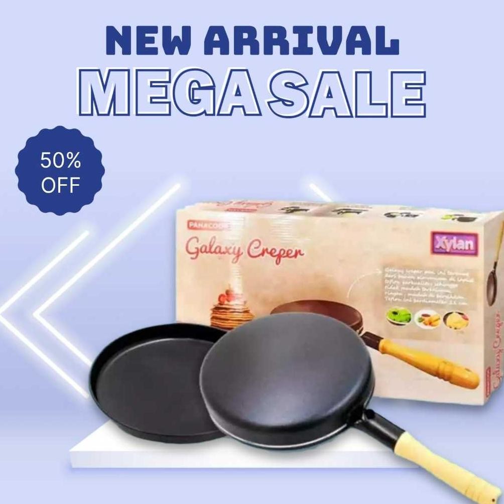 Bisa COD Paket Lengkap Teplon Kulit Risol / Wajan Teplon / Galaxy Crepers Paling Laris ||