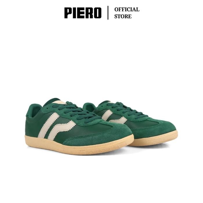 Terlaris Piero Sepatu Sneakers Pria Grand London Prm-Green Off White Husk Pie1000205 Best Seller