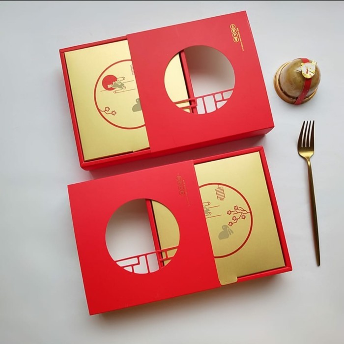

Box Mooncake B65 Kotak Kue Bulan Nastar Sekat 4