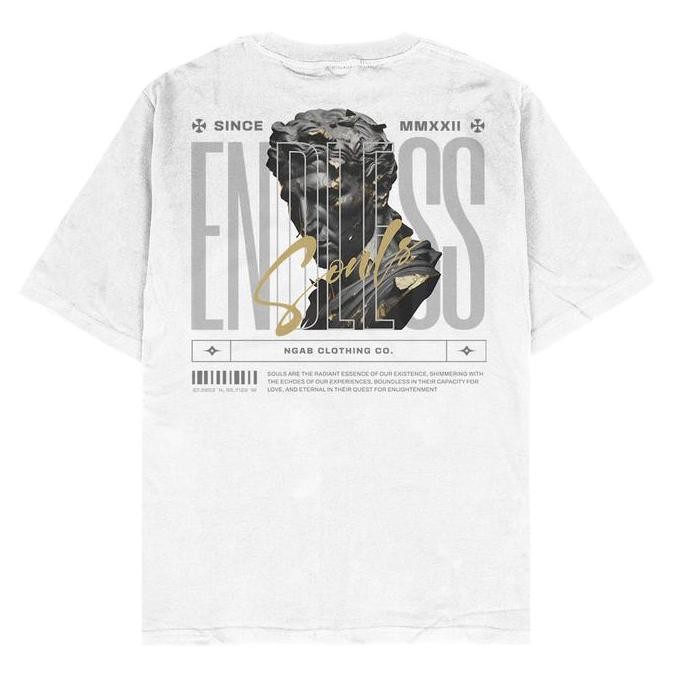

(Gratis Kupon,Stiker, Lanyard) Buy 1 Get 3 Ngab Kaos Sablon Distro Variasi Bundling Nothing Reflective Silver, Respected Future Era Endless Bd031 Unisex Pria Wanita Cotton Combed 24S Keren Original Dan Terlaris