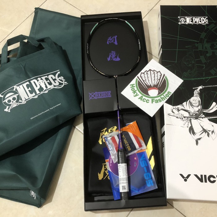 TERLARIS Full Set Box Raket Badminton Victorr Thruster One Piece Enma Original