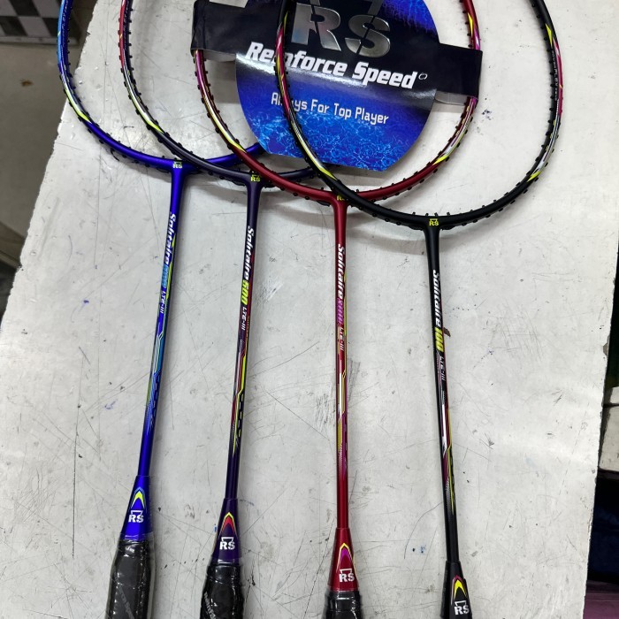 RAKET BADMINTON RS SOLITAIRE 100 200 300 500 600 BATANGAN