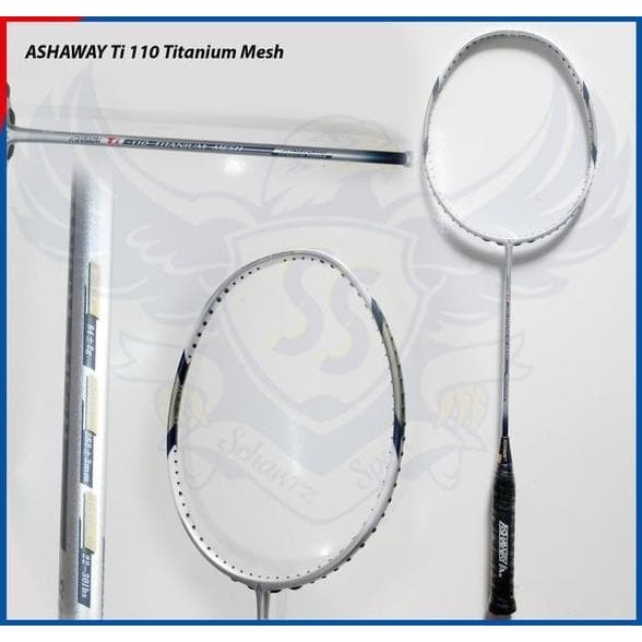 TERBARU RAKET BADMINTON ASHAWAY TI 110 TI110 TITANIUM MESH MADE IN USA
