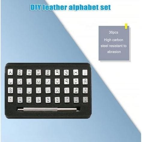 

METAL ALPHABET LEATHER STAMPER SET - ALAT CETAK HURUF BAHAN KULIT ORIGINAL DAN TERPERCAYA