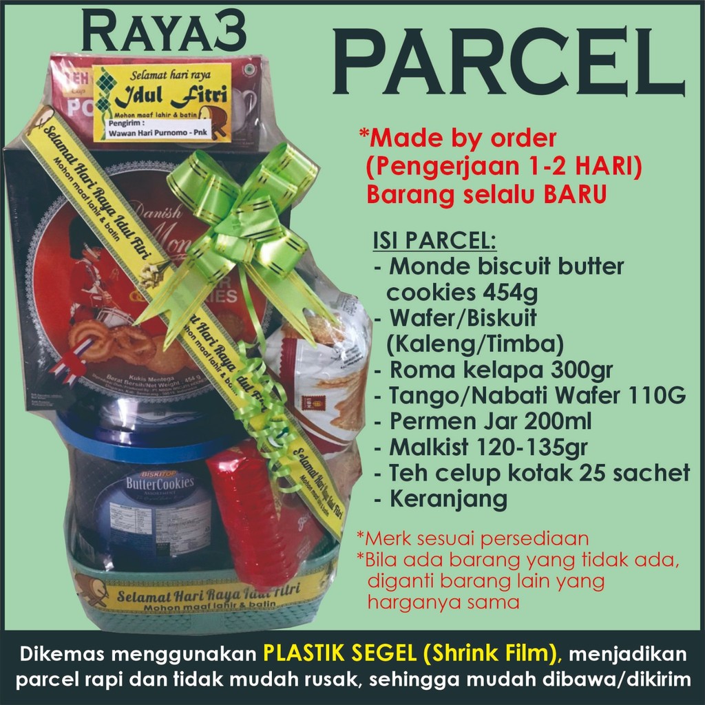 

(KHUSUS INSTANT) PARCEL LEBARAN 200 RB | BINGKISAN LEBARAN | HAMPERS LEBARAN | HADIAH LEBARAN