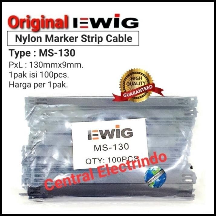 

Marker Strip Ewig Ms-130 Untuk Label Kabel.