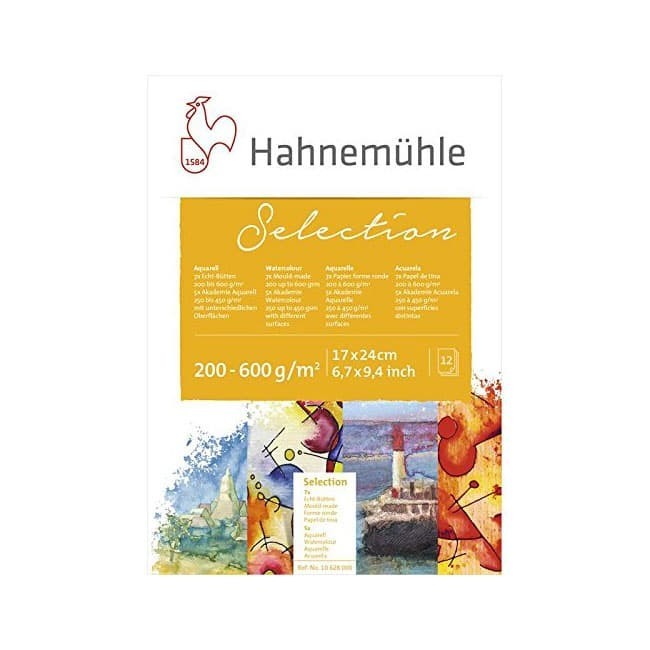 

Hahnemuhle Selection 17x24 cm 12 Sheets Watercolour Paper