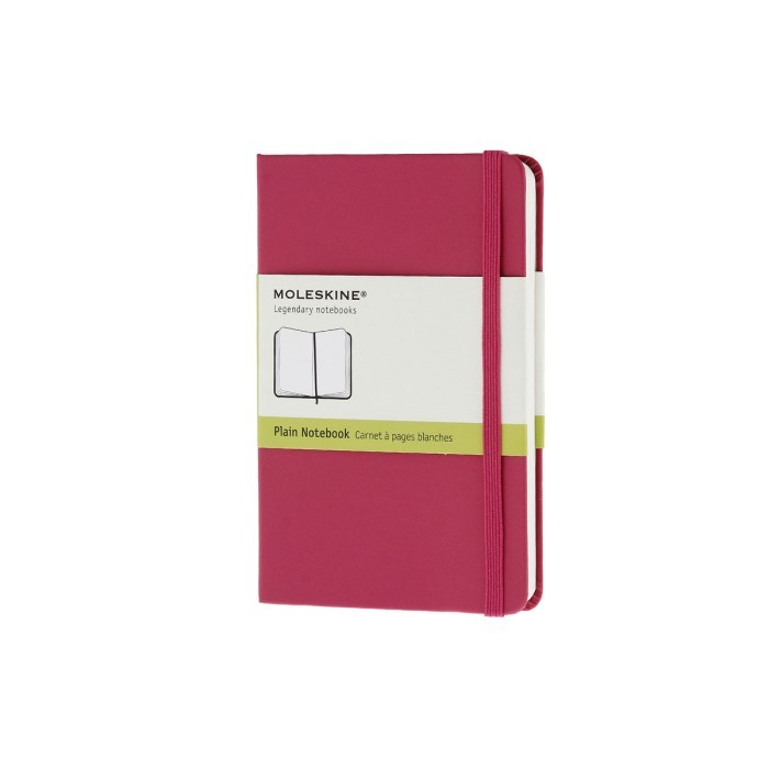 

MOLESKINE Pocket Plain Notebook Magenta Hard Cover