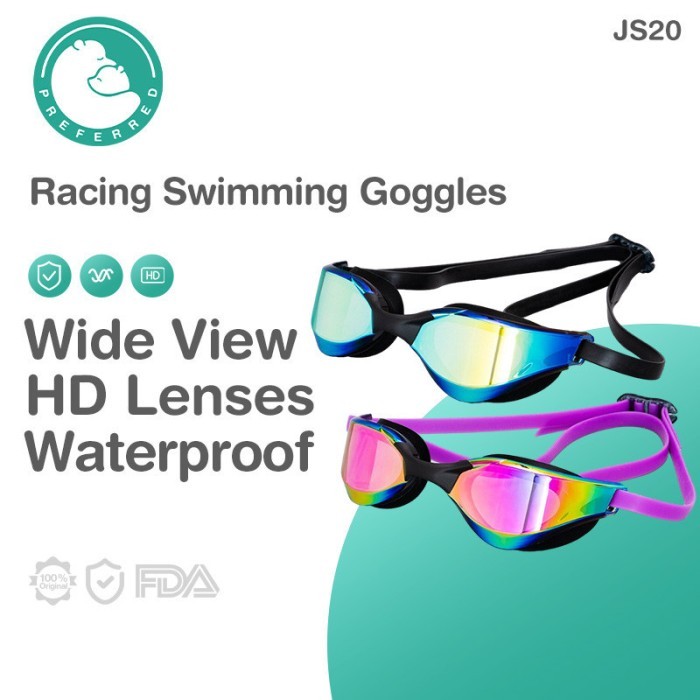 TERLARIS PREFFERED KACAMATA RENANG DEWASA/KACAMATA RENANG/KACAMATA RENANG BALAP DEWASA LAPISAN