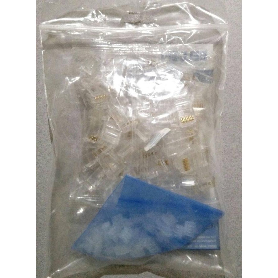 RJ45 BELDEN / CONNECTOR RJ45 CAT6 / RJ 45 CAT6 BELDEN 50PCS [ORIGINAL]