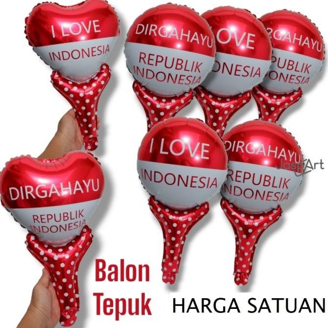 populer] Balon PENTUNGAN Foil HUT RI-Balon Tepuk Pentungan Dirgahayu Indonesia
